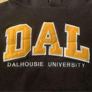 Dalhousie University crested hoodie. Medium.